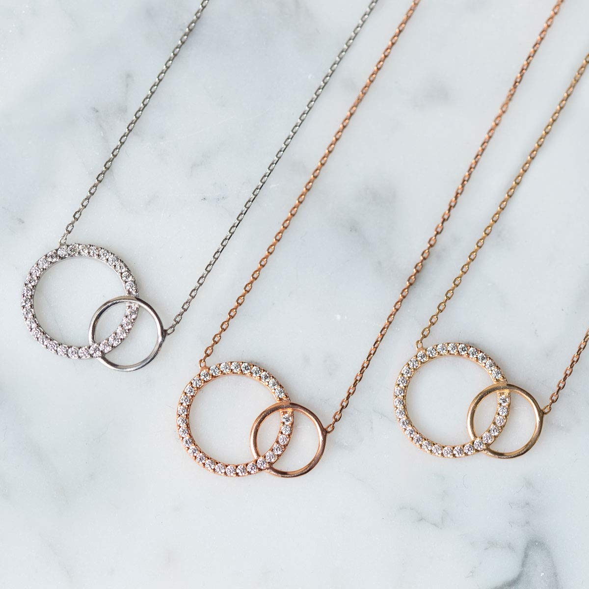 A+O Mother Daughter Gift, Best Friend Friendship Jewelry Gift - Image 5