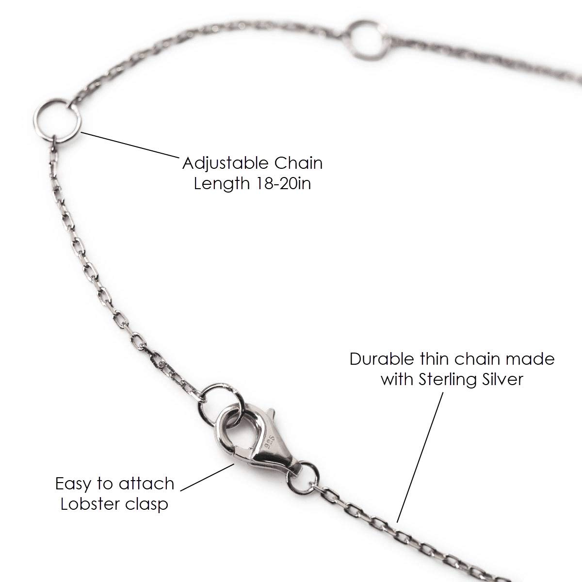 A+O Mother Daughter Gift, Best Friend Friendship Jewelry Gift - Image 7