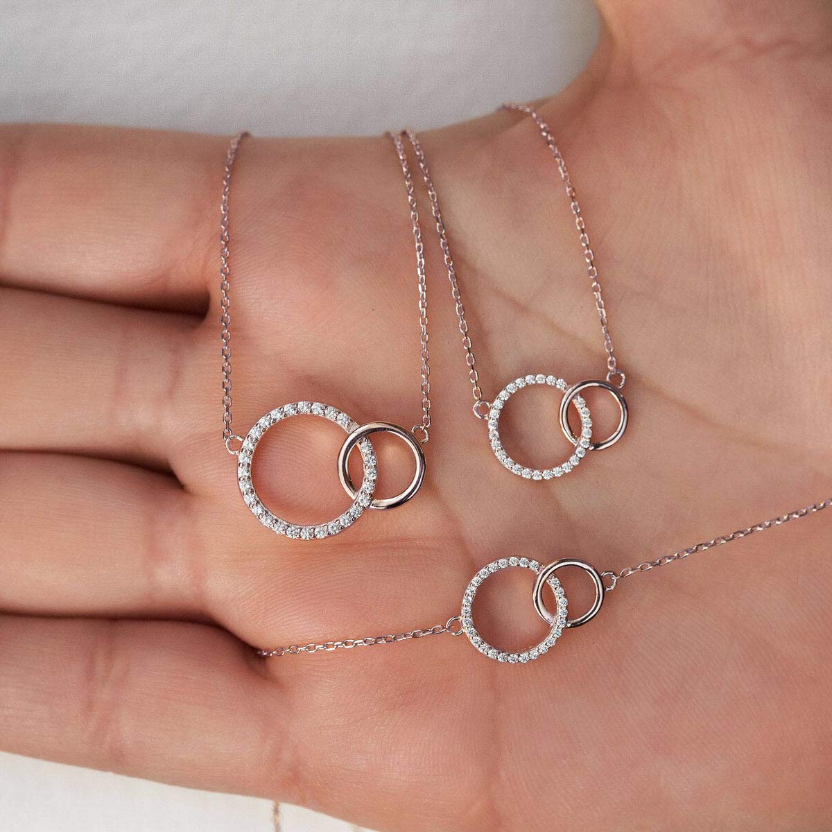 A+O Mother Daughter Gift, Best Friend Friendship Jewelry Gift - Image 9